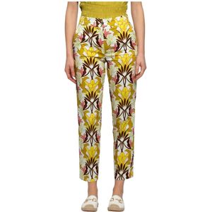 Kocca, Dames, Broeken, Veelkleurig, Maat: S Katoen,