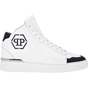 Philipp Plein, unisex, Schoenen, Wit, Maat: 40 EU Leer,