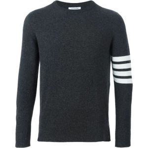 Thom Browne, Heren, Truien, Grijs, Maat: XL Kasjmier,
