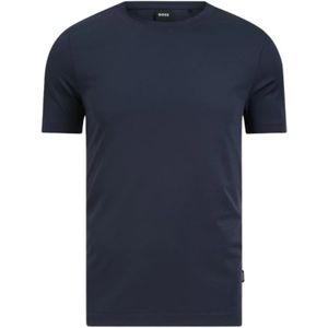 Hugo, Heren, Tops, Blauw, Maat: M Katoen,