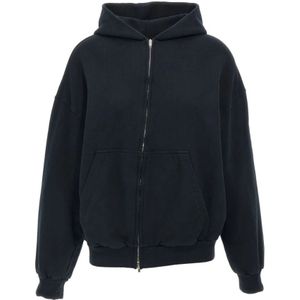 Balenciaga, Dames, Sweatshirts & Hoodies, Zwart, Maat: XS