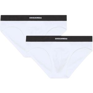 Dsquared 2 - Basic Slips - Zwart - Stretchkatoen - Doos met 2 Stuks