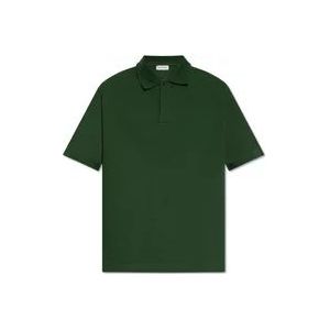 Burberry Polo shirt met geborduurd logo , Green , Heren , Maat: 2XL