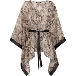 Roberto Cavalli, Dames, Badkleding, Bruin, Maat: ONE Size