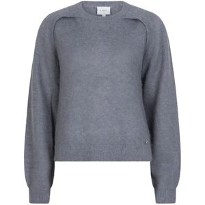 Dante 6, Dames, Truien, Grijs, Maat: XS Wol,