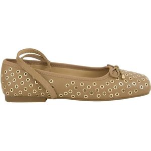 Michael Kors, Dames, Schoenen, Beige, Maat: 37 1/2 EU Leer,