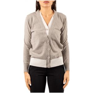 Alpha Industries, Dames, Truien, Grijs, Maat: S Kasjmier,