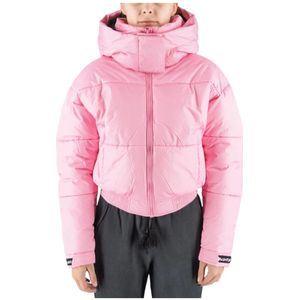 Disclaimer, Dames, Jassen, Roze, Maat: XS Nylon,