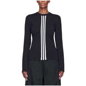 Y-3, Dames, Tops, Zwart, Maat: XS Viscose,