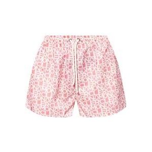 Moncler Shorts met logo , Pink , Dames , Maat: XS