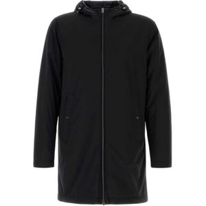 Herno, Heren, Mantels, Zwart, Maat: M