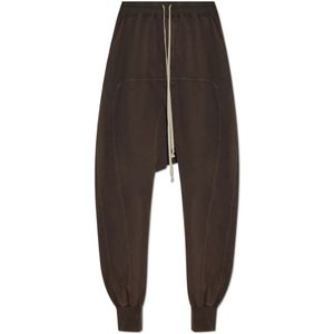 Rick Owens, Heren, Broeken, Bruin, Maat: L Katoen,