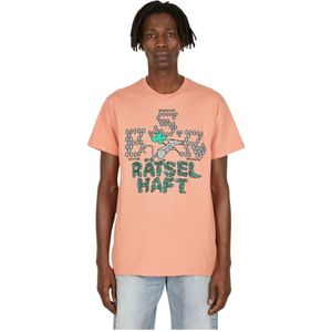 Butter Sessions, Heren, Tops, Oranje, Maat: S Katoen,