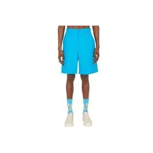 Jacquemus Hoge Taille Bermuda Shorts , Blue , Heren , Maat: M