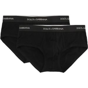 Dolce & Gabbana - Ondergoed - Zwart - 2-Pack Slips