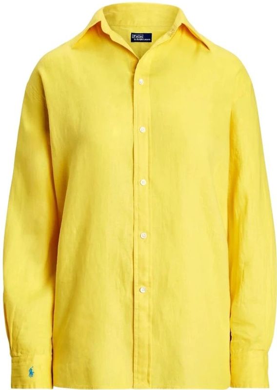 Polo Ralph Lauren - Loose Fit - Overhemdblouse - Puur Linnen - Lange Mouwen