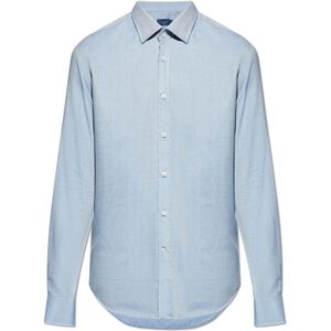 Paul & Shark, Heren, Overhemden, Blauw, Maat: XL Katoen,