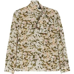 Weekend Max Mara, Dames, Blouses & Shirts, Beige, Maat: L Zijde,