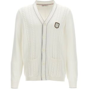 Brunello Cucinelli, Heren, Truien, Wit, Maat: M