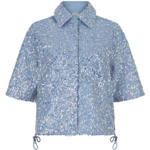 Dante 6, Dames, Blouses & Shirts, Blauw, Maat: XS Denim,