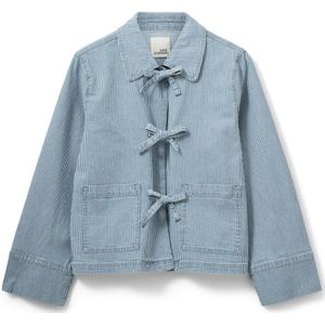 Sofie Schnoor, Dames, Blouses & Shirts, Blauw, Maat: M Denim,