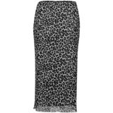 Vera Mont - Luipaardprint Pencil Rok - Grijs - Dames - 3XL