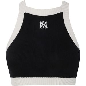 Amiri, Dames, Tops, Zwart, Maat: S