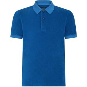 Classic - Polo Shirt - Denim - Korte Mouwen - Met Knopen