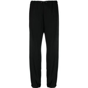 Moncler, Dames, Broeken, Zwart, Maat: XS Satijn,