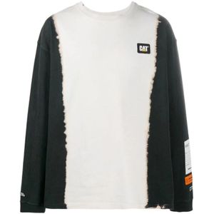 Heron Preston - Brushstroke Print T-shirt - Zwart - Katoen