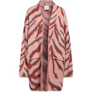 Forte Forte, Dames, Truien, Veelkleurig, Maat: L Wol,