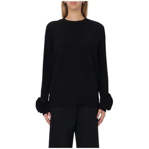 Valentino, Dames, Truien, Zwart, Maat: M Wol,