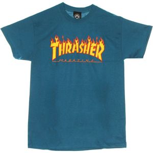 Thrasher, Heren, Tops, Blauw, Maat: XL Lame,