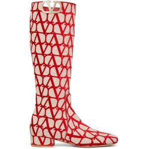 Valentino Garavani - Canvas Logo - Knielaarzen