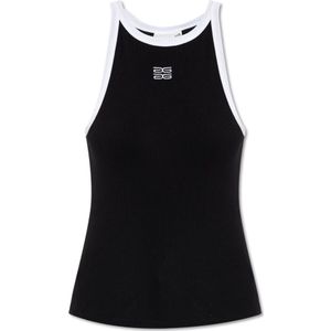 Tanktop met labelstitching, model 'drew'