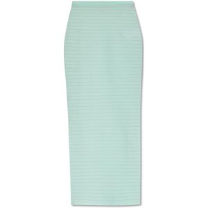 Alaïa, Dames, Rokken, Blauw, Maat: M