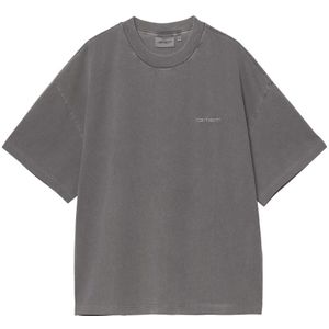 Carhartt Wip, Heren, Tops, Grijs, Maat: L Katoen,