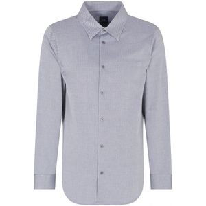 Armani Exchange, Heren, Overhemden, Grijs, Maat: M Katoen,