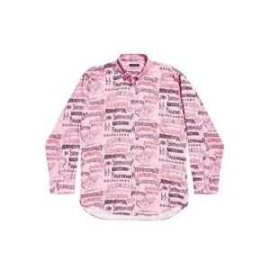 Balenciaga Stijlvolle Hemden , Pink , Heren , Maat: S