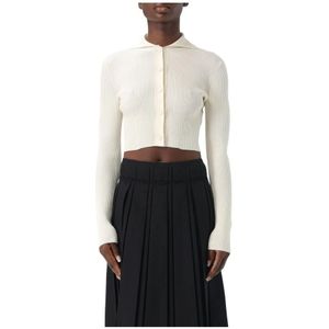 Jil Sander, Dames, Truien, Wit, Maat: XS