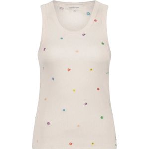Fabienne Chapot - Tanja Jersey Embro Tank - Beige - Dames