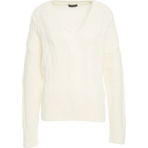 Liu Jo, Dames, Truien, Wit, Maat: M