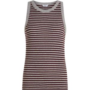 Penn&Ink N.y, Dames, Tops, Grijs, Maat: M Leer,