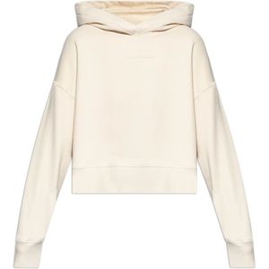 Canada Goose, Dames, Sweatshirts & Hoodies, Beige, Maat: L Katoen,