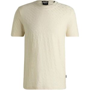 Hugo, Heren, Tops, Beige, Maat: 5XL Katoen,