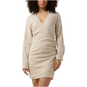 Second Female, Dames, Jurken, Beige, Maat: L Poliester,