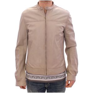 Dolce & Gabbana, Heren, Jassen, Beige, Maat: L Katoen,