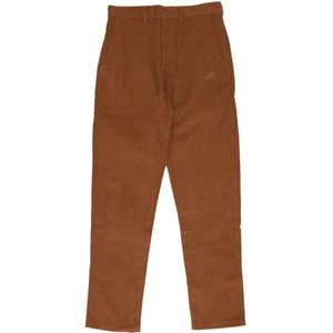 Nike, Heren, Broeken, Bruin, Maat: W32 L32 Corduroy,