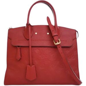Louis Vuitton Vintage, Dames, Pre-owned, Rood, Maat: ONE Size Leer,