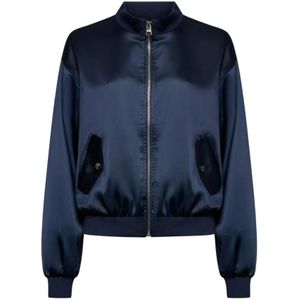 Silvian Heach, Dames, Jassen, Blauw, Maat: 2XS Poliester,